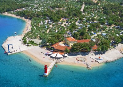 Šljunčana plaža za nezaboravne trenutke Kamp Kovačine